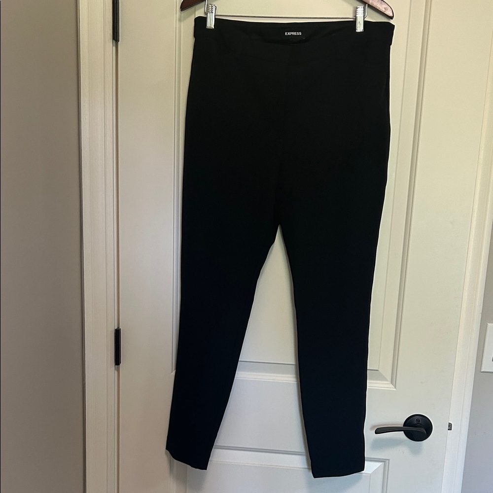 Express Women's Sleek Black Ankle Pants